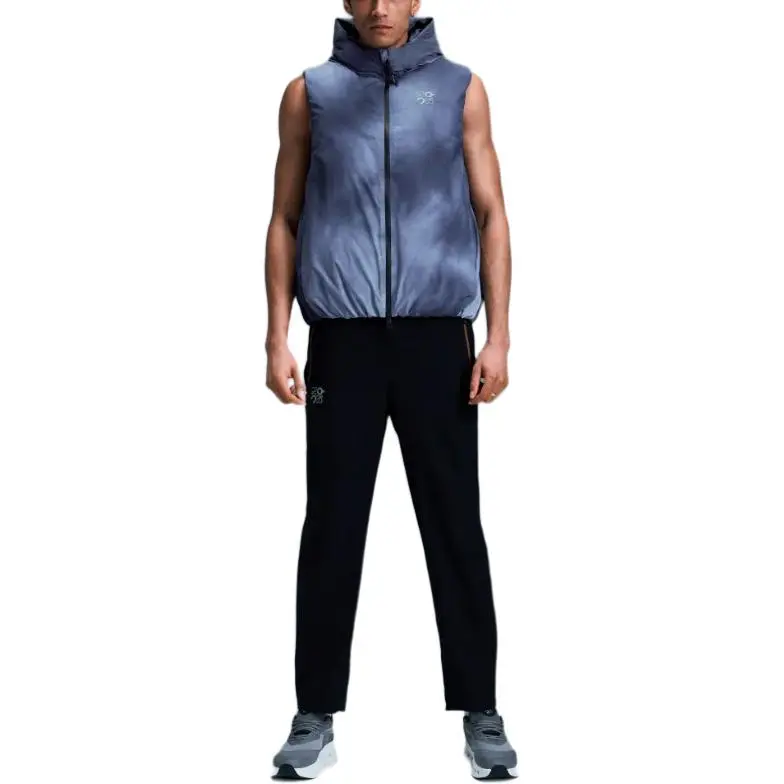 On x LOEWE Puffer Vest Vest Men's Blue-1