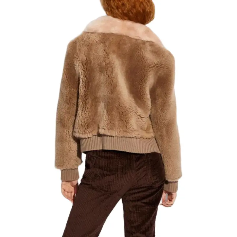 COACH Jackets Women's Sand Dune Yellow-2