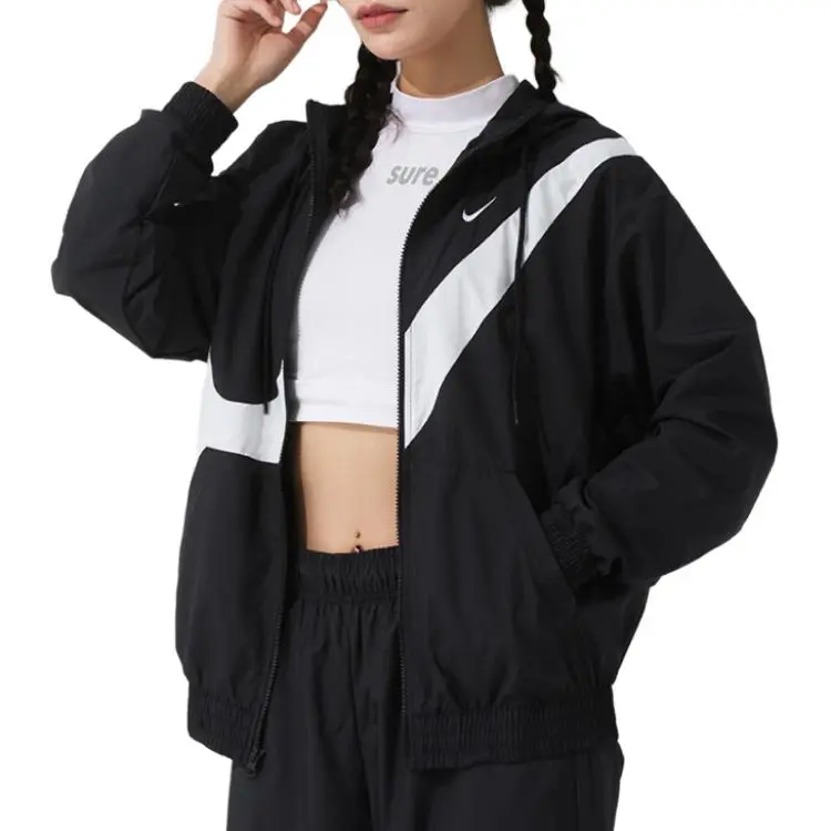 Nike Sportswear Classic Women's Loose Uv Protection Full Zip Logo Jacket-3