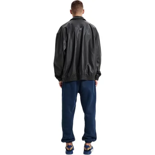 Pirkadat Leather Jacket Unisex Warm Black