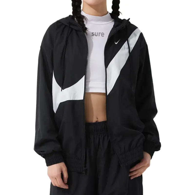 Nike Sportswear Classic Women's Loose Uv Protection Full Zip Logo Jacket-1