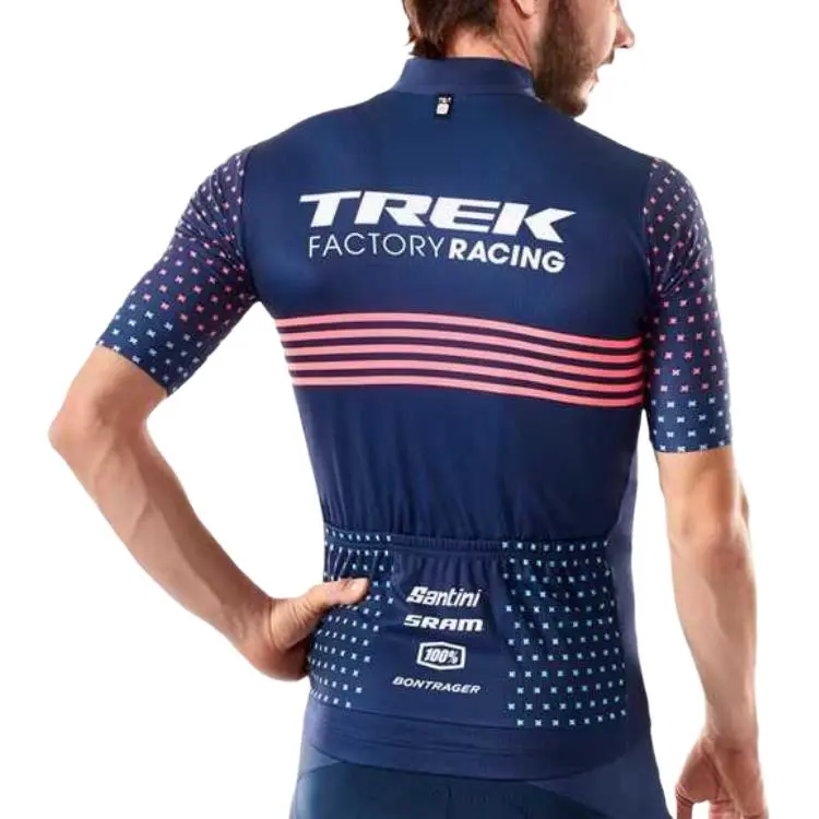 TREK Santini Cycling Clothing Men's Dark Blue-1