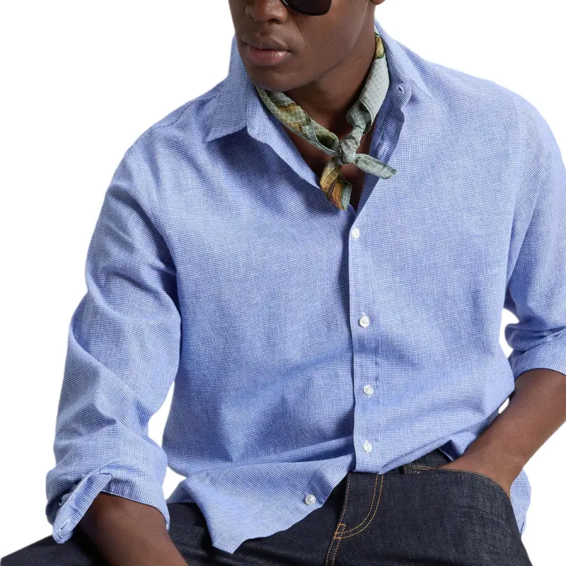 WOOLRICH Shirts Men Blue-3