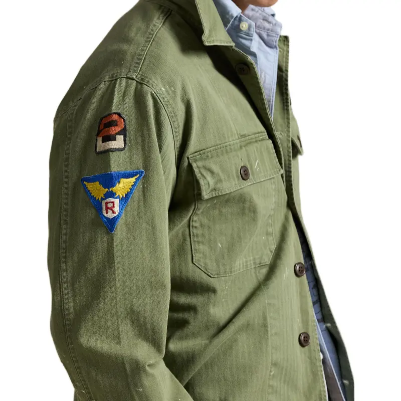 Polo Ralph Lauren Patch detailing Shirt Jacket-4