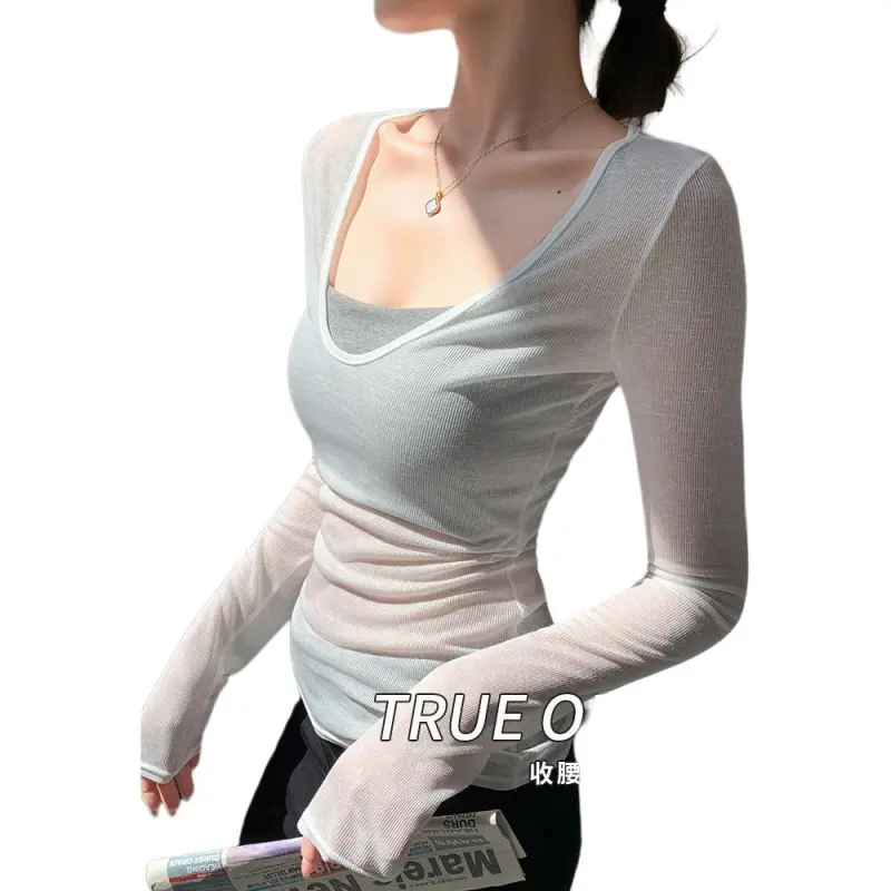 Mu Qingqing T Shirts Women's White-2