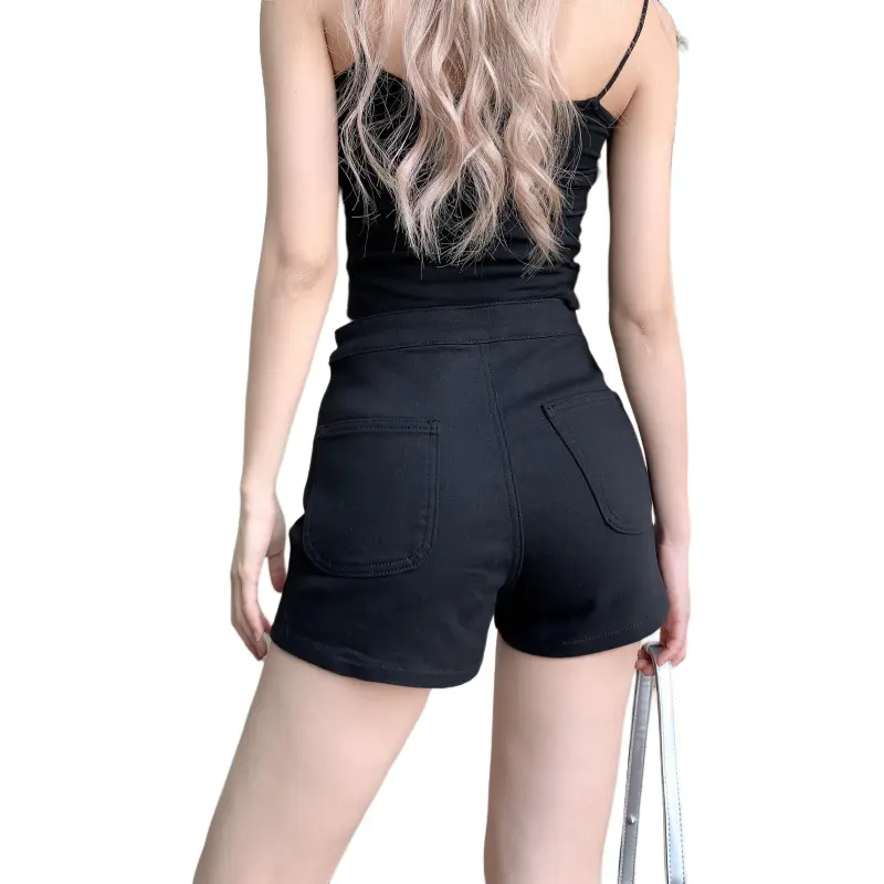 Mu Xiao Xin Denim Shorts Women's-1