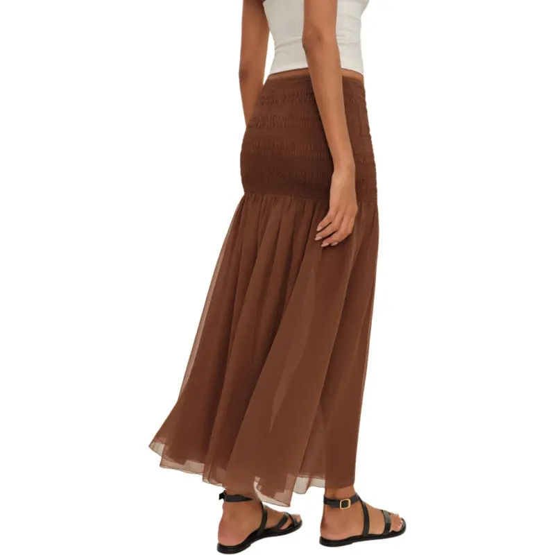 REFORMATION Penelope Skirt Casual Long Skirt Women's-1