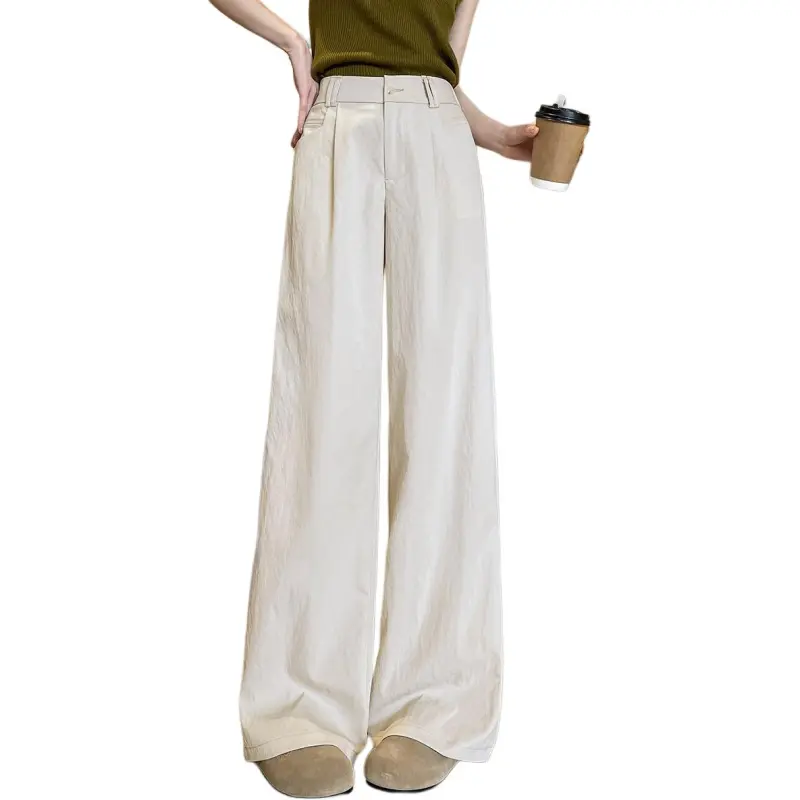 Weixi Casual Pants Women's Apricot-1