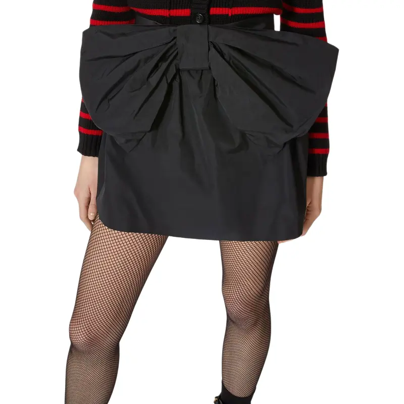 RED VALENTINO Casual Short Skirts Women's Black-4