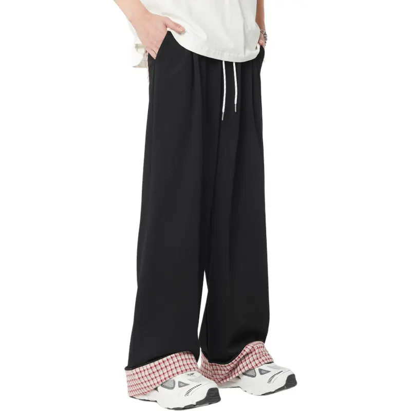 Menblero Casual Pants Unisex Heather Gray-6