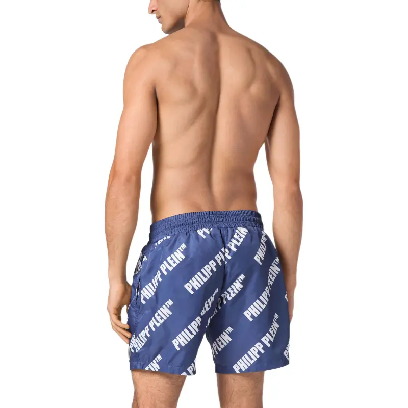 PHILIPP PLEIN Logo print Swim Shorts-2