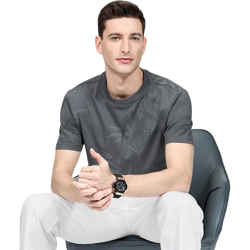 FIRS T Shirt Men's Graphite Gray-4