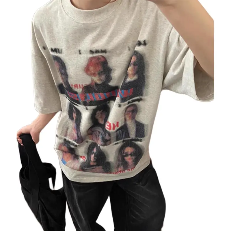 City Hipster T-Shirts Unisex Gray-5