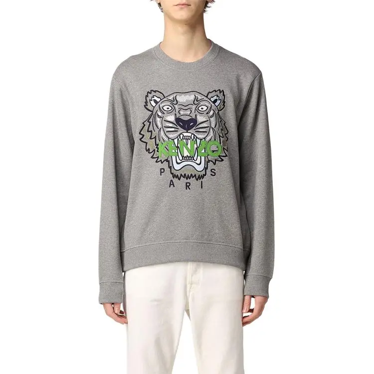KENZO Tiger Embroidered Crewneck Sweatshirt-2