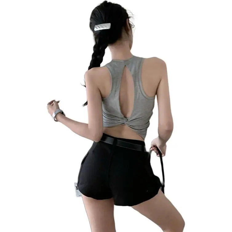 Garbege Sleeveless Sports Shirts Women's-8