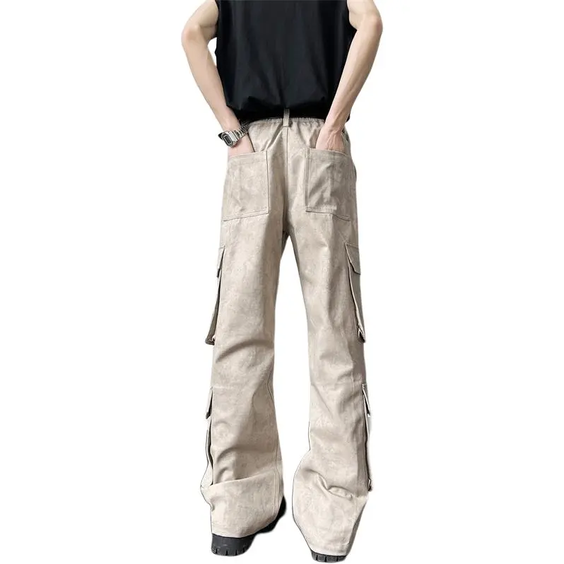 SOCKKEY Cargo Pants Unisex Apricot-1