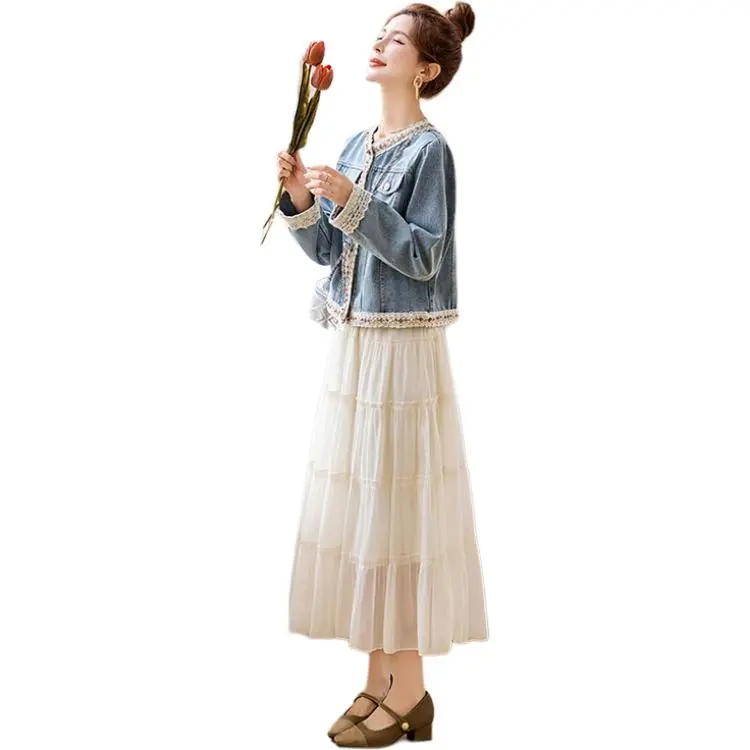 PIERRE CARDIN Denim Jacket Women's Image Color-3
