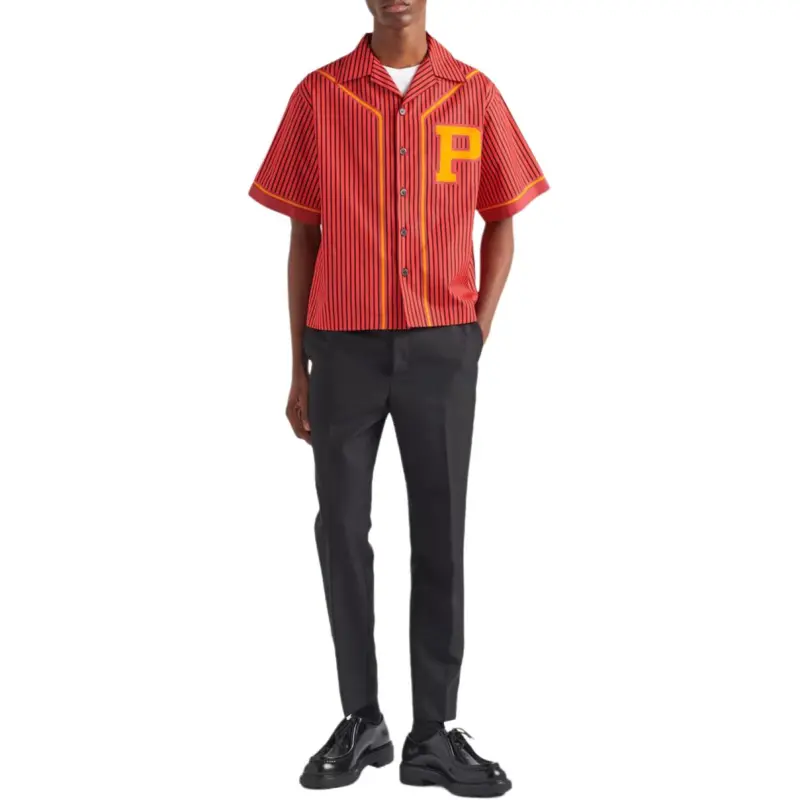 PRADA Shirts Men Red-1