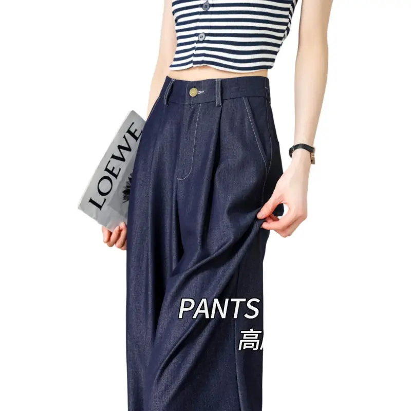 Weixi Casual Pants Women's Dark Blue-2