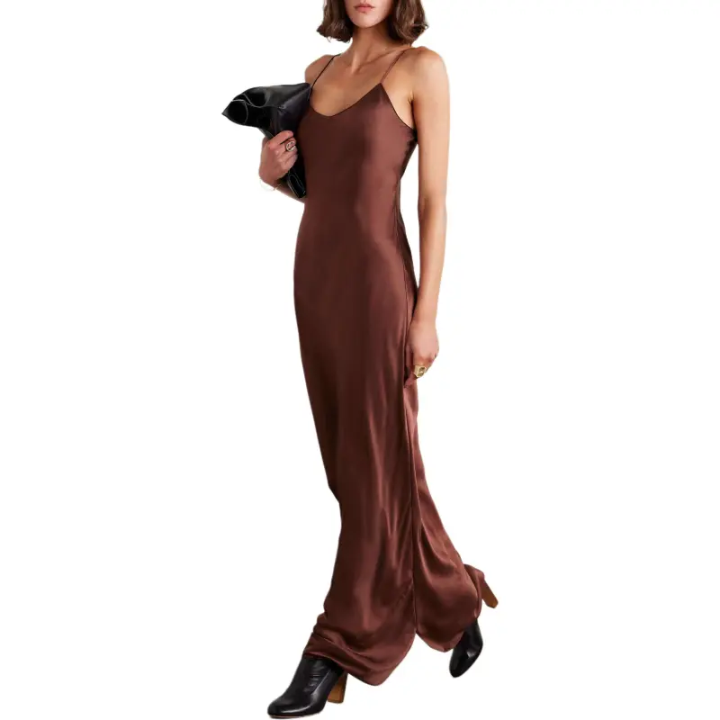 NILI LOTAN Slip Dresses Women's Burgundy Red-1