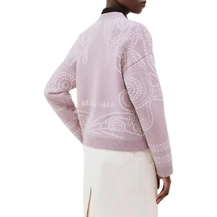 HERMES Cashmere Sweater Women's Rose-1