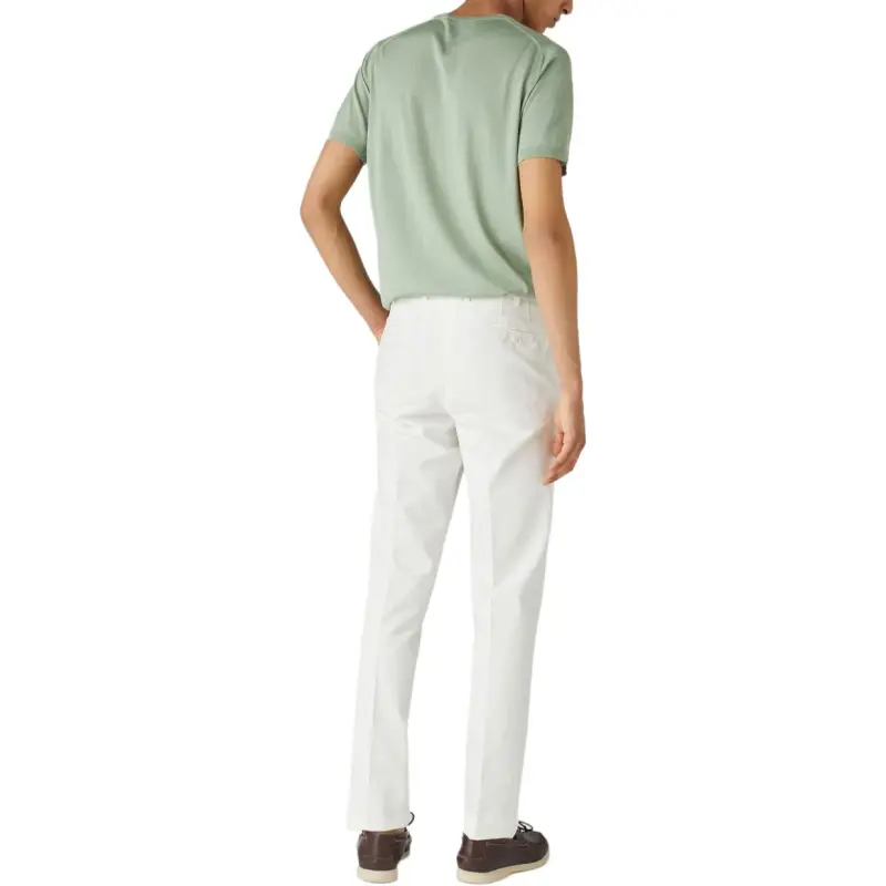 Loro Piana Pantaflat FW24 Casual Pants Men's White-3