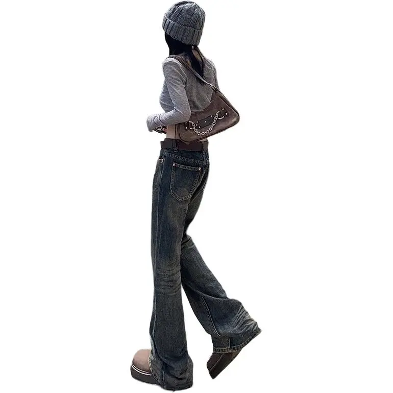 Kazakhstan Jeans Women's Blue Gray-0