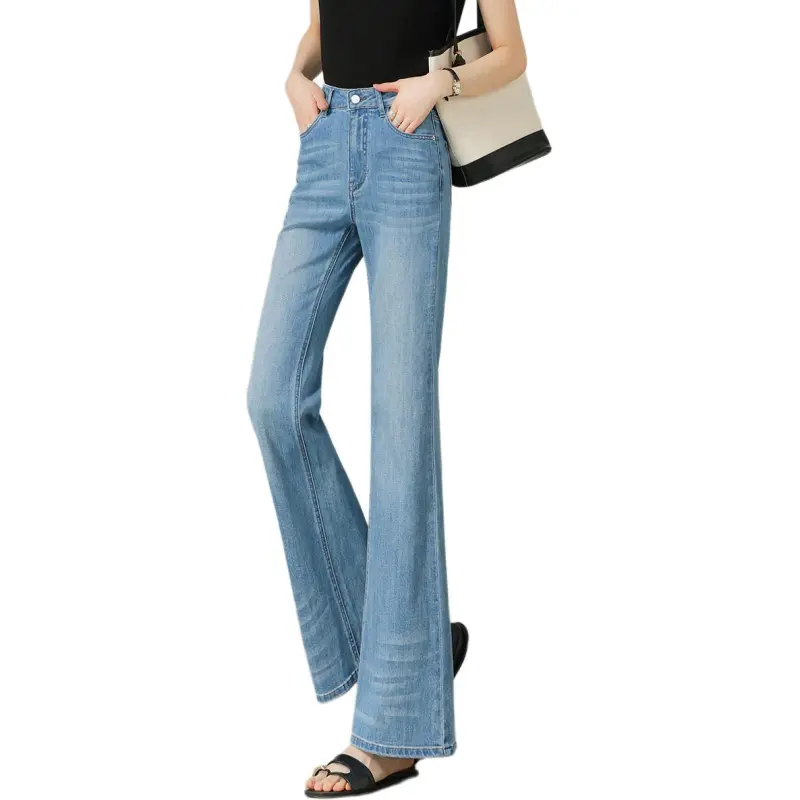 Weixi Jeans Women's Water Wave Blue-3