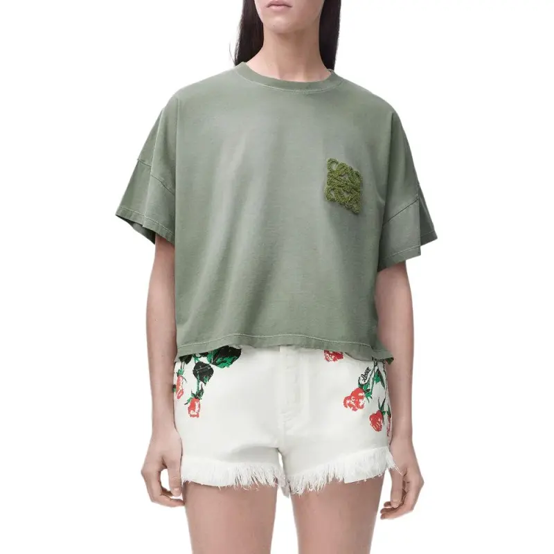 LOEWE T Shirts Women's Green-2