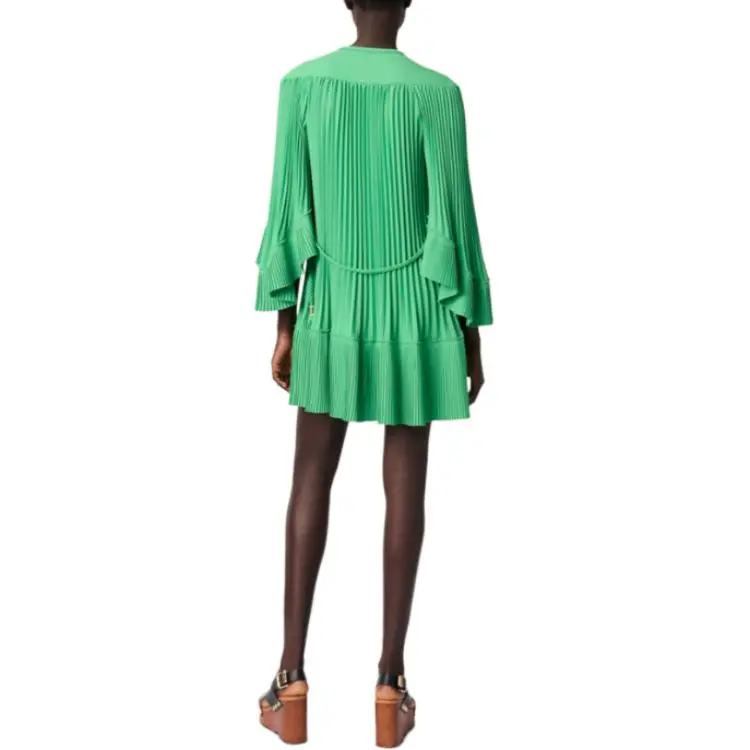 Maje Plissé Mini Dress-4