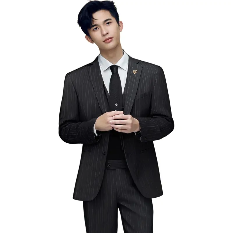 Automobili Lamborghini Business Suit Unisex Premium Black-3