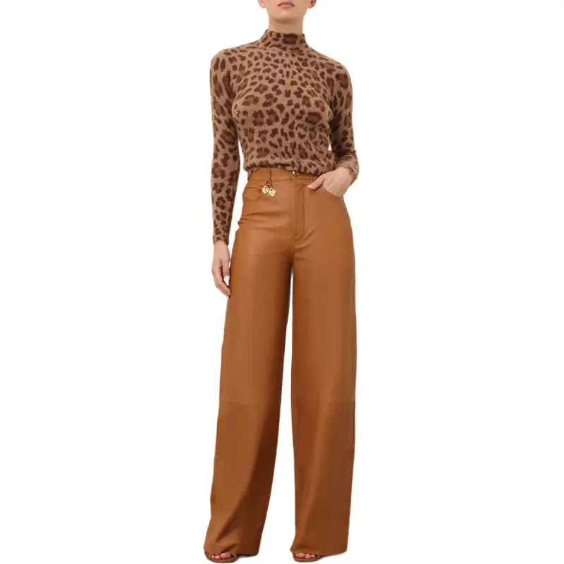 Zimmermann SS25 Sweater Women's Leopard Print-3