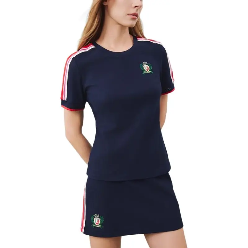 LACOSTE Textured Piqué T shirt-5
