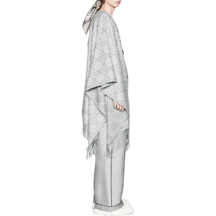 DIOR Cloaks Women's Gray-2