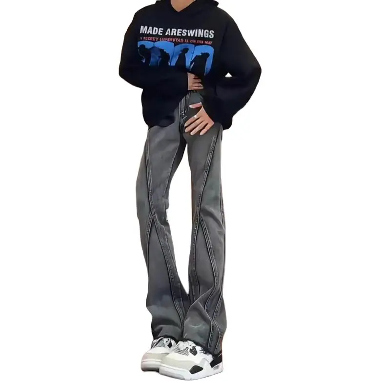 MORii Jeans Unisex Charcoal Black-3