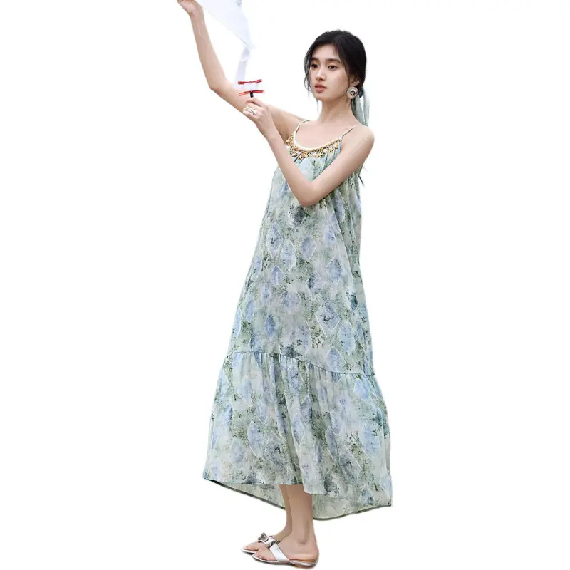 XWI Slip Dresses Women's Sea Salt Gray Blue-1