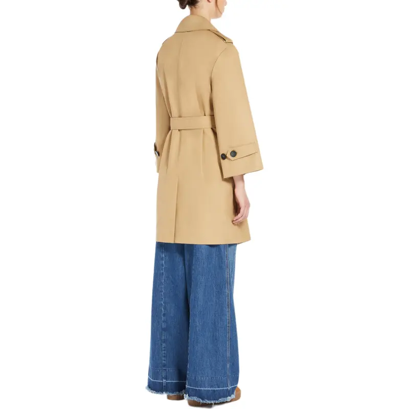 WEEKEND MaxMara Trench Coat Women's Khaki-2