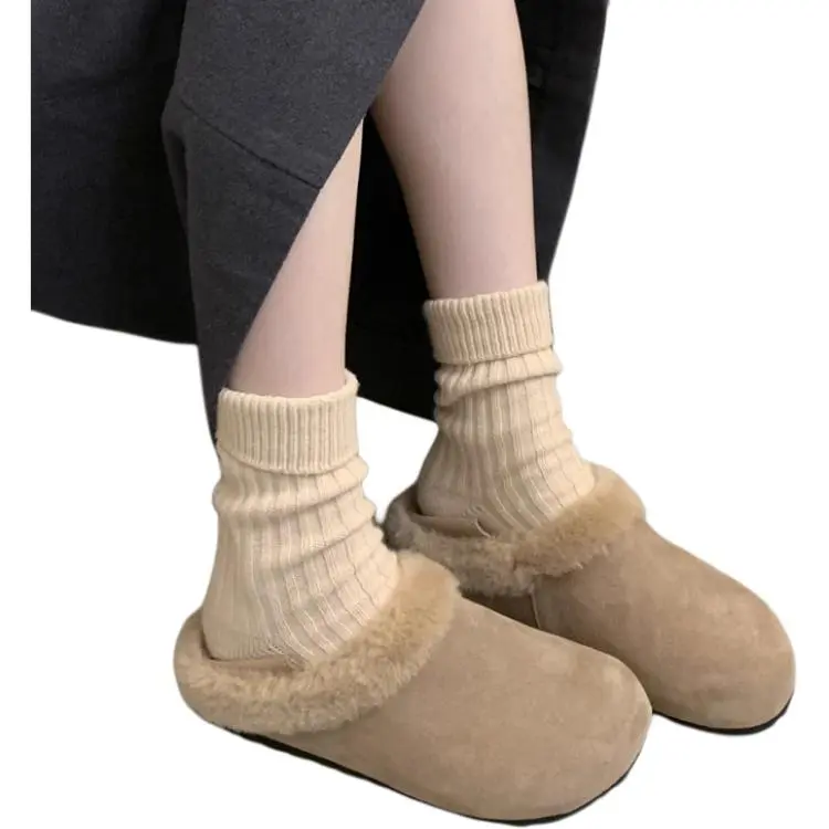 Qiao Anju Home Slippers Khaki, Dark Brown-2