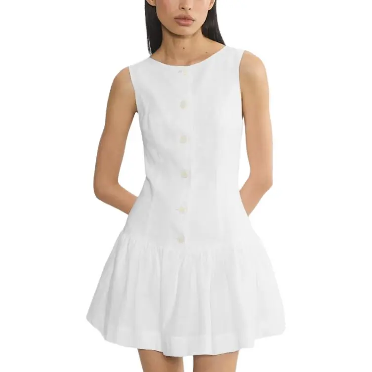 ARITZIA SS25 Wilfred Snapdragon Linen Dress Sleeveless Dress Women's-2