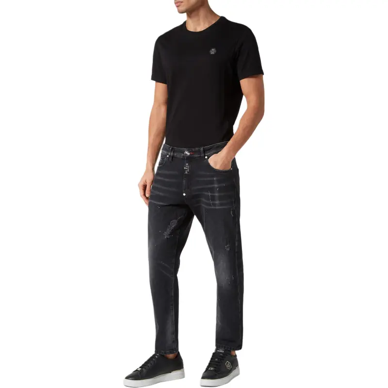 PHILIPP PLEIN Paint splatter Skinny cut Jeans-3