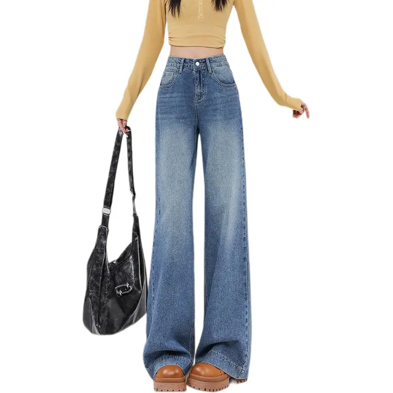 Weixi Jeans Women's Jade Sea Blue-1