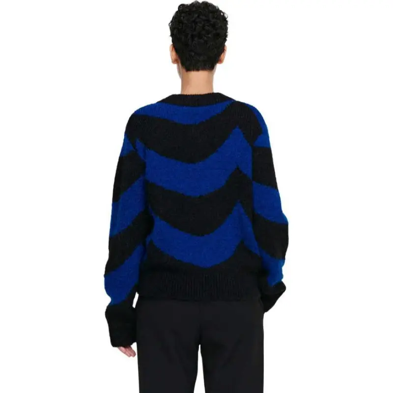 Marimekko PURONVARSI LAINE Sweater Women's Blue/Black-1