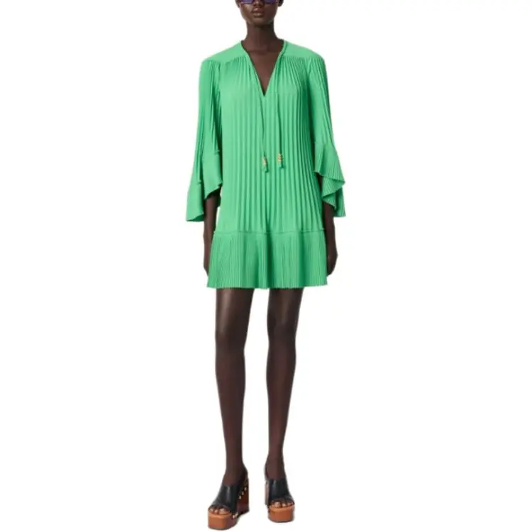 Maje Plissé Mini Dress-2