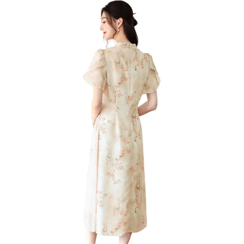 Like The Age Of Water Short Sleeved Dress Regular Women's-1