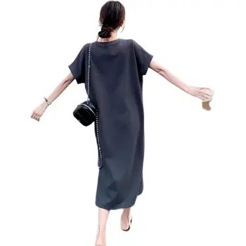 TEME Short Sleeved Dress Women's Gray