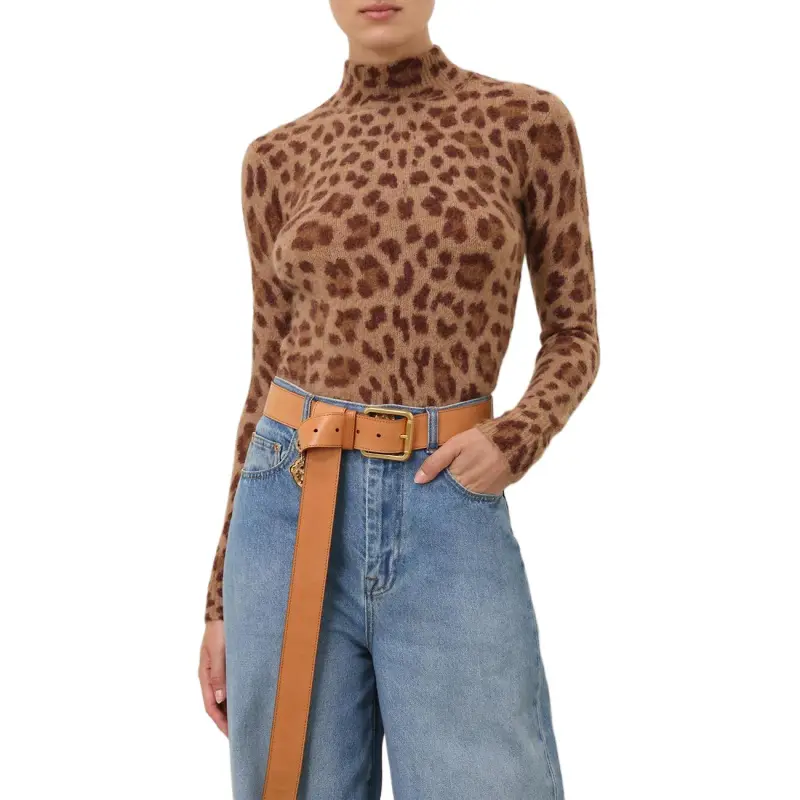 Zimmermann SS25 Sweater Women's Leopard Print-1