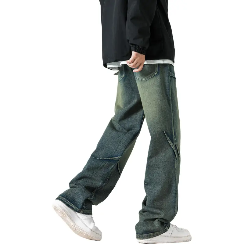 P8H9 Jeans Unisex Turquoise-1