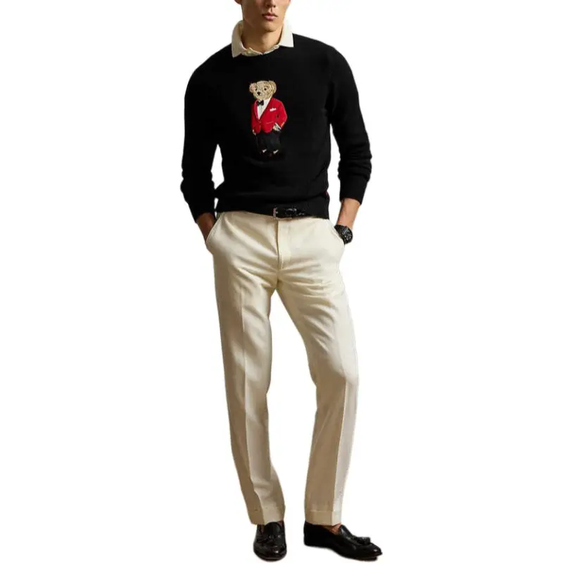 Ralph Lauren Purple Label Polo Bear embroidered Jumper-3