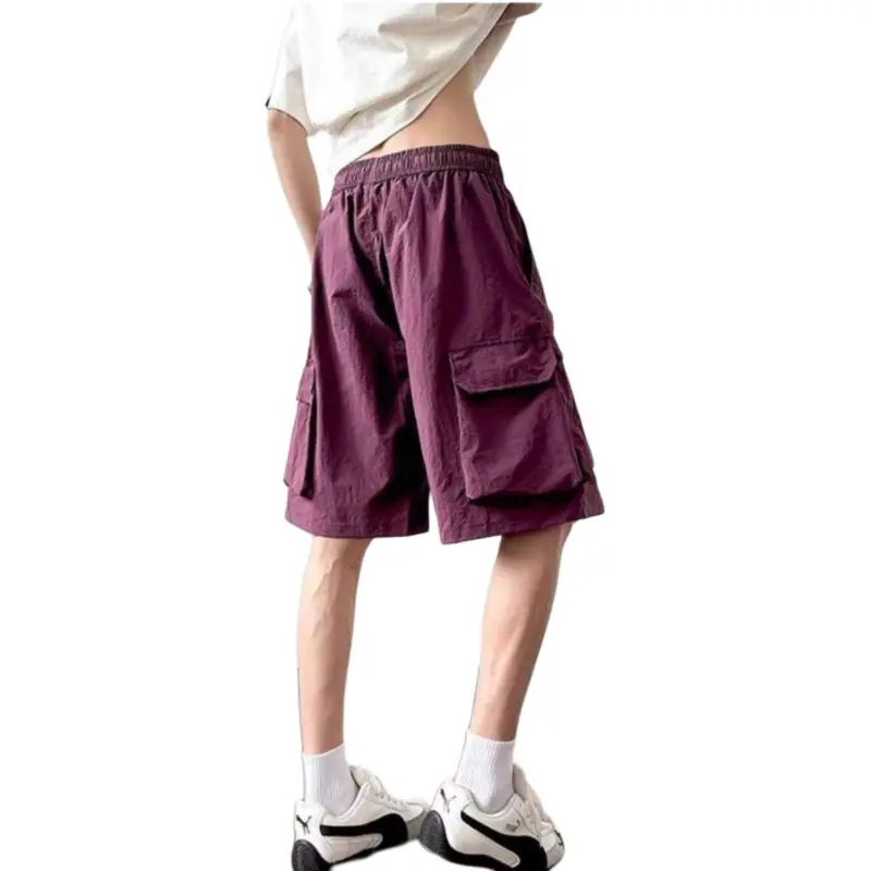 DAFK Casual Shorts Men Purple -1