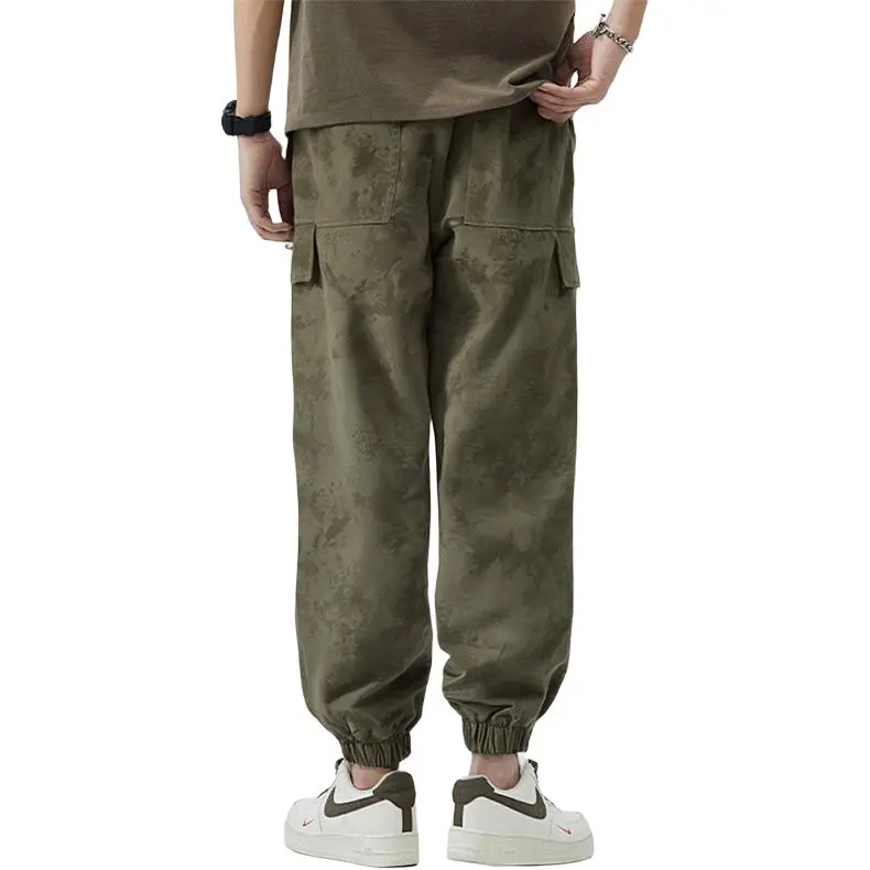 MIIRACER Casual Pants Unisex Army Green-1